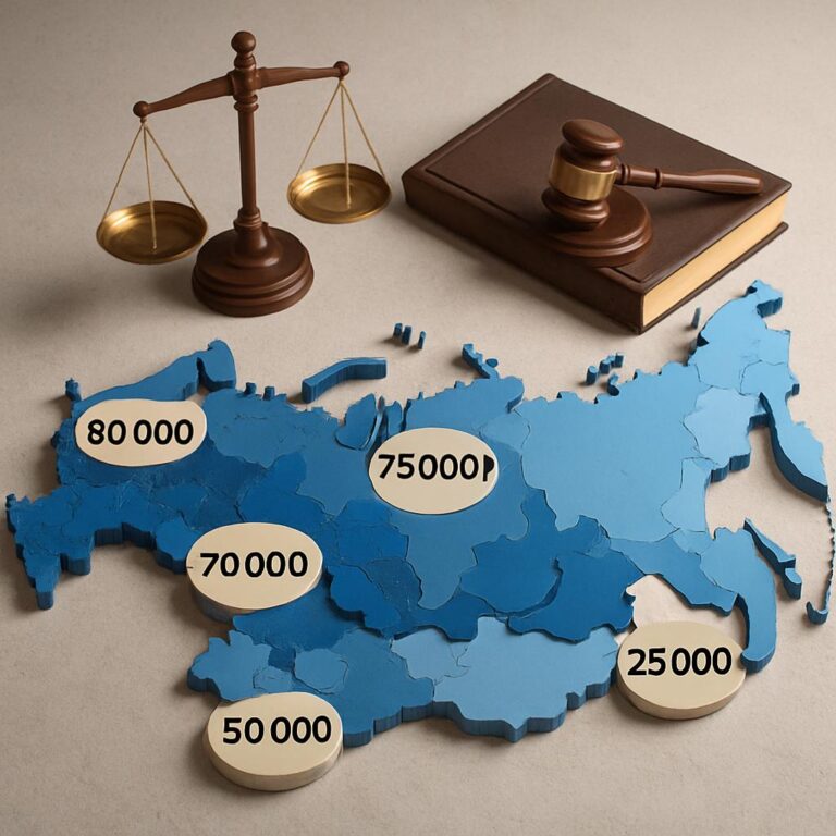 Средняя стоимость услуг юристов и адвокатов в регионах России в 2024 году: ориентиры и факторы