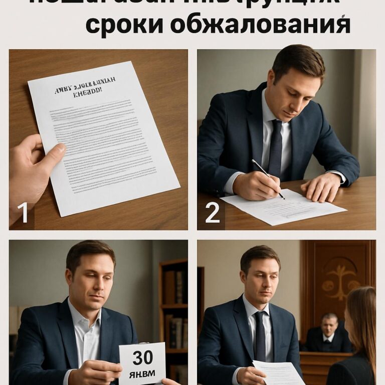 Как подать апелляцию в суд: пошаговая инструкция и сроки обжалования